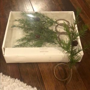 Hearth & Hand greenery napkin rings